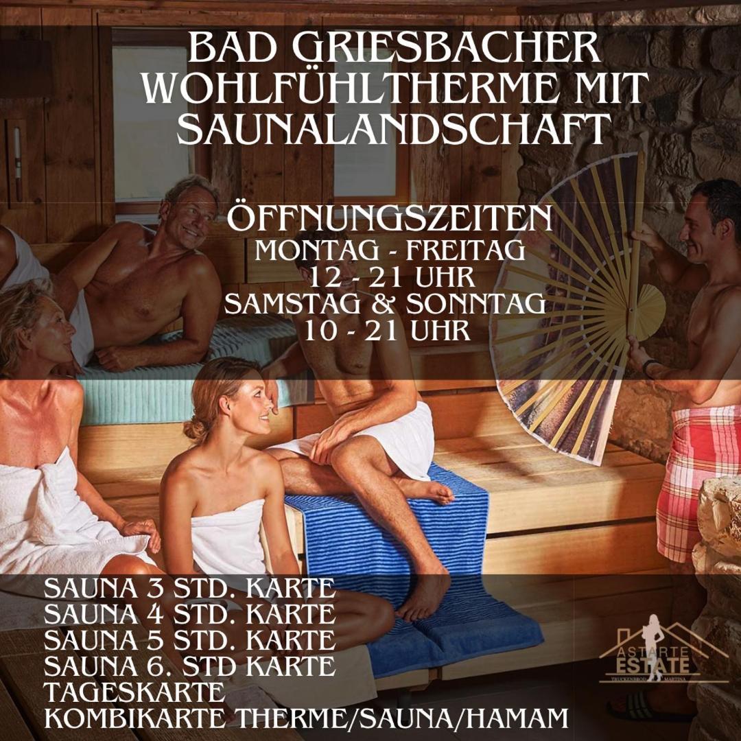 Fewo 20 - Appartement Im Rottalblick - Youngmodern Wohnen Mit Bademantelgang Zur Therme, Tv, Balkon Und Persoenlichem Gaesteempfang Von Astarte Estate Bad Griesbach  Dış mekan fotoğraf